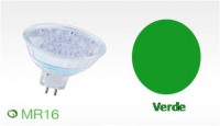 LAMPARA MR16 VERDE